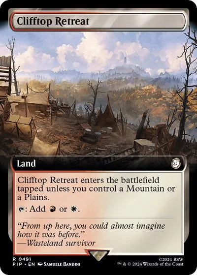 Clifftop Retreat - Foil