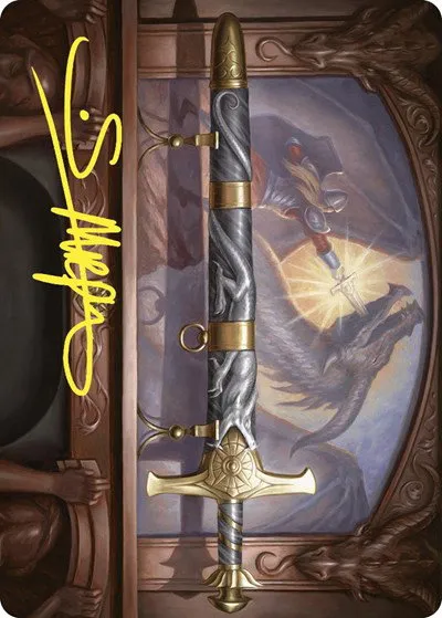Ancestral Blade Art Card - Gold Stamped Signature