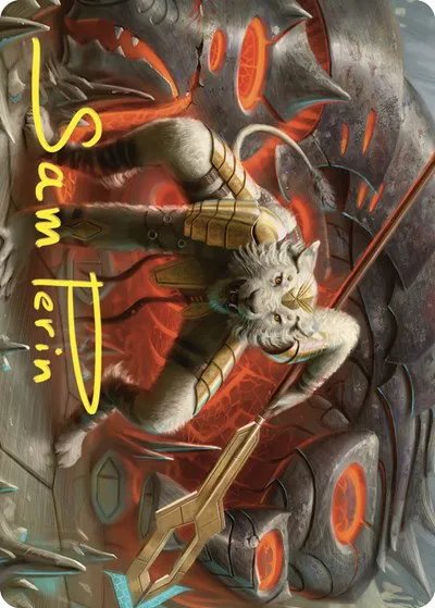 Sunspear Shikari Art Card - Gold Stamped Signature