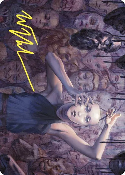 Body Double Art Card - Gold Stamped Signature
