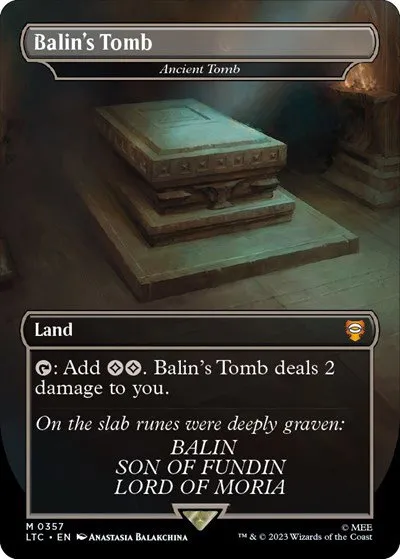 Balin's Tomb - Ancient Tomb - Foil