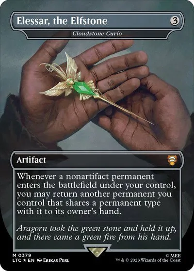 Elessar, the Elfstone - Cloudstone Curio - Surge Foil