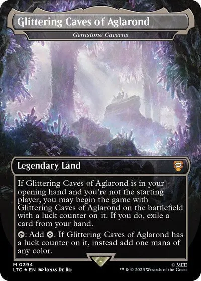 Glittering Caves of Aglarond - Gemstone Caverns - Surge Foil
