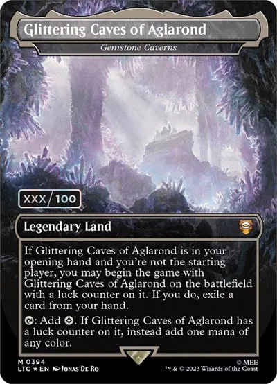 Glittering Caves of Aglarond - Gemstone Caverns - Serial Numbered