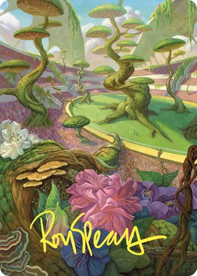 Undergrowth Stadium Art Card - Gold Stamped Signature