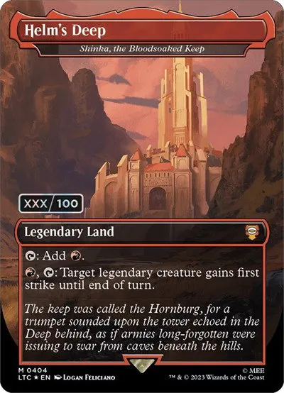 Helm's Deep - Shinka, the Bloodsoaked Keep - Serial Numbered