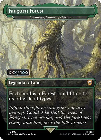 Fangorn Forest - Yavimaya, Cradle of Growth - Serial Numbered
