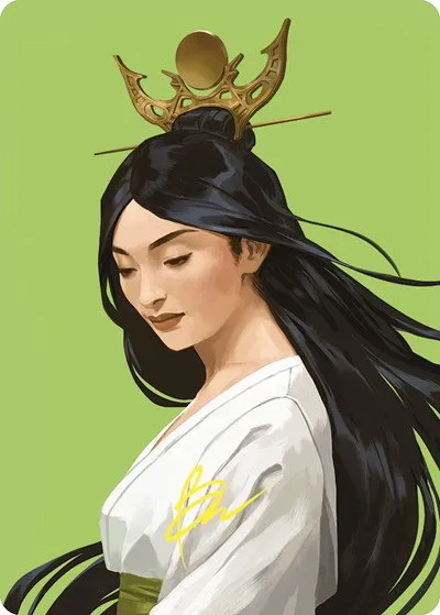 Azusa, Lost but Seeking Art Card - Gold Stamped Signature