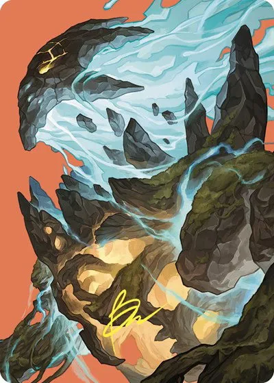 Maelstrom Wanderer Art Card - Gold Stamped Signature