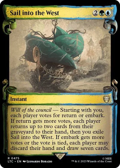 Sail into the West - Foil