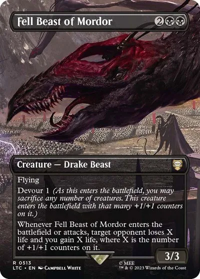 Fell Beast of Mordor - Foil