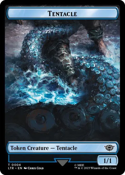 Tentacle // Food (0011) Double-Sided Token