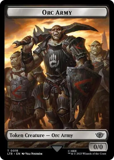 Orc Army (0019) // Food (0024) Double-Sided Token
