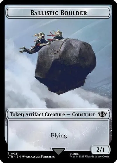 Ballistic Boulder // Food (0023) Double-Sided Token