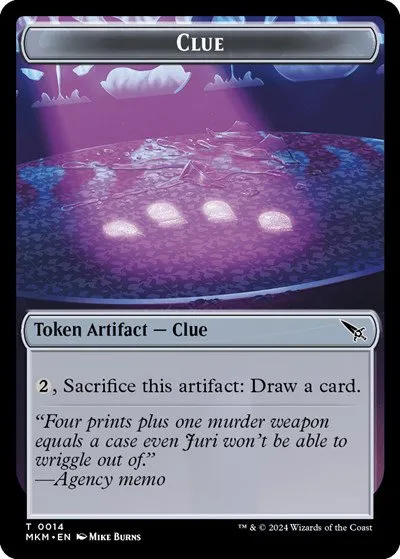 Clue (0014) // A 0041 Double-Sided Token - Foil