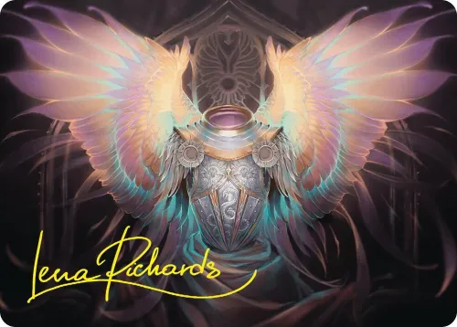 Celestial Armor Art Card - Gold Stamped Signature