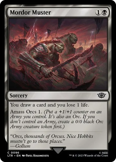 Mordor Muster - Foil