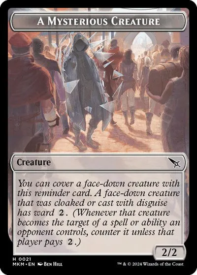 A Mysterious Creature Token - Normal A Mysterious Creature T