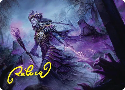 Zul Ashur, Lich Lord Art Card - Gold Stamped Signature