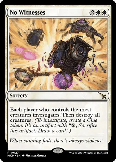 No Witnesses - Foil