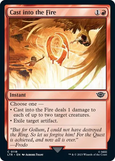 Cast into the Fire - Foil