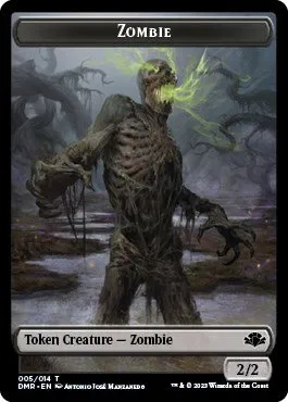 Zombie // Cat (008) Double-Sided Token