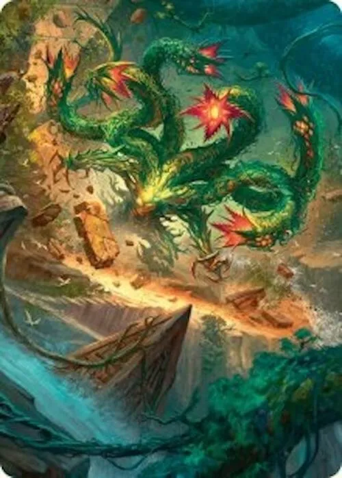 Mossborn Hydra Art Card