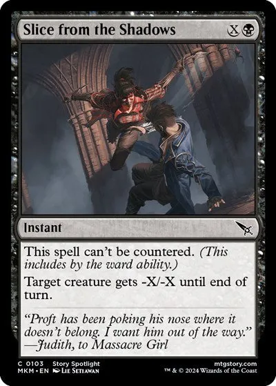 Slice from the Shadows - Foil