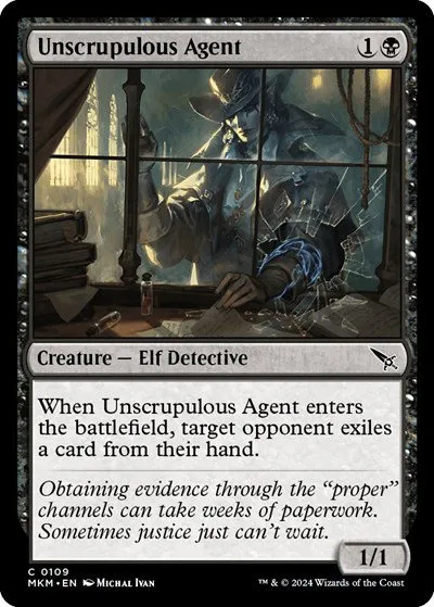 Unscrupulous Agent - Foil
