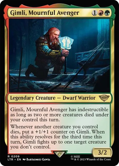 Gimli, Mournful Avenger - Foil