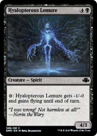 Hyalopterous Lemure - Foil