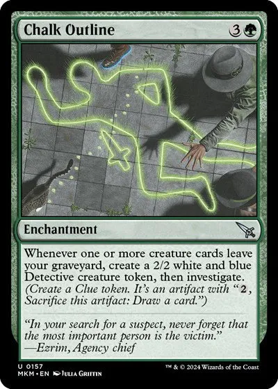 Chalk Outline - Foil