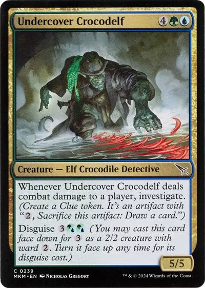 Undercover Crocodelf - B Foil