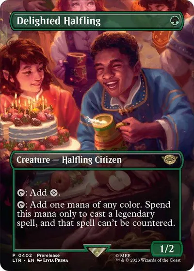 Delighted Halfling - Foil