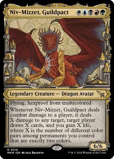 Niv-Mizzet, Guildpact - Showcase Foil