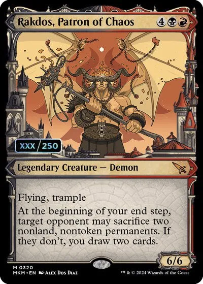 Rakdos, Patron of Chaos - Serial Numbered