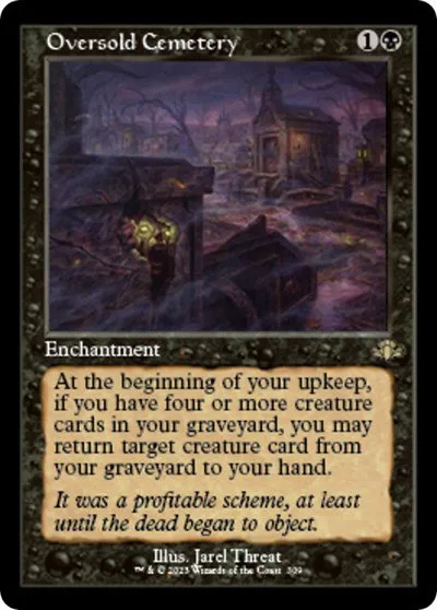 Oversold Cemetery - Foil