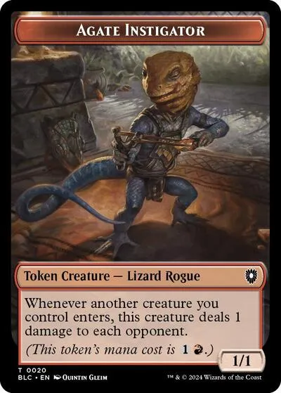 Agate Instigator // Rabbit Double-Sided Token