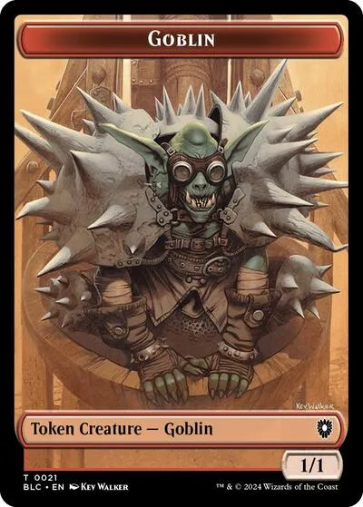 Goblin // Thopter Double-Sided Token