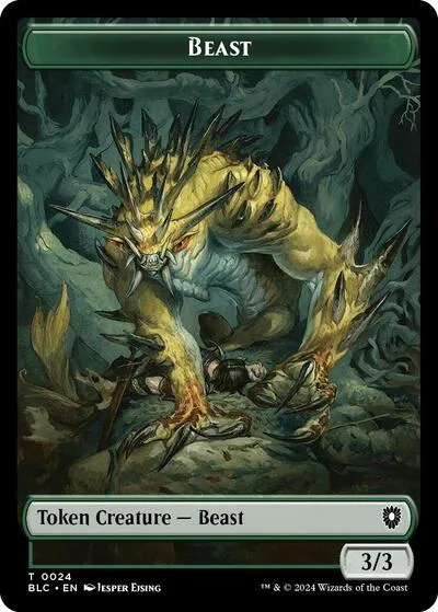 Beast (0024) // Treasure Double-Sided Token