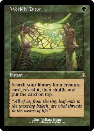 Worldly Tutor - Foil