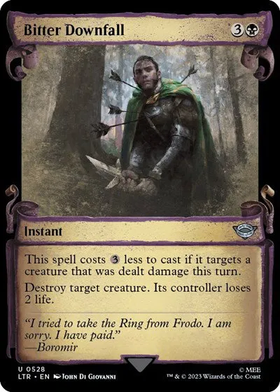 Bitter Downfall - Foil