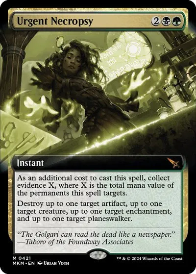 Urgent Necropsy - Foil