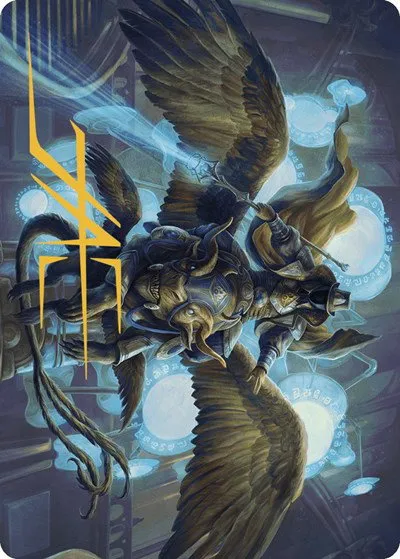 Ezrim, Agency Chief Art Card - Gold Stamped Signature