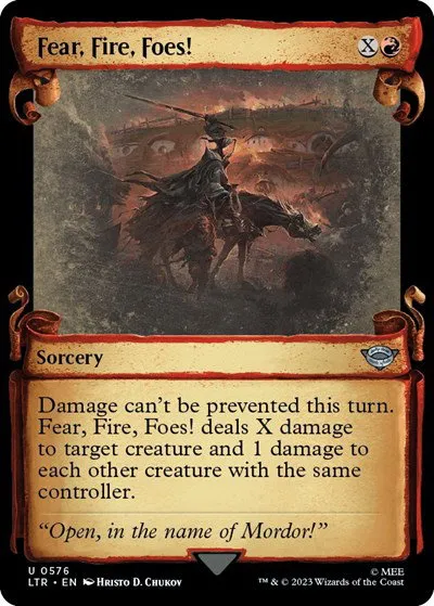 Fear, Fire, Foes! - Foil