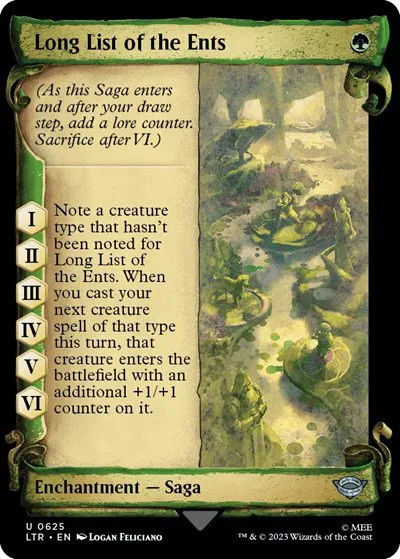Long List of the Ents - Foil