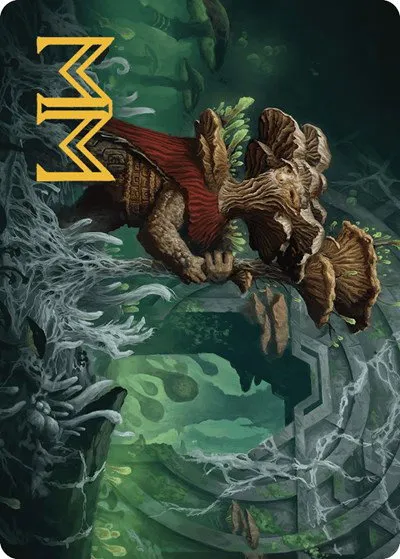 Tendril of the Mycotyrant Art Card - Gold Stamped Signature