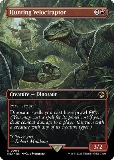 Hunting Velociraptor - Foil
