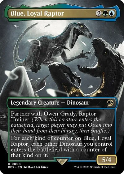 Blue, Loyal Raptor - Foil