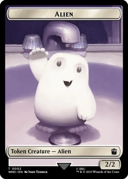Alien // Alien Salamander Double-Sided Token